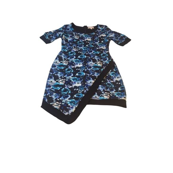 Marilyn Monroe Dress Womens M Modern Abstract Colorful Zip Back Short Sleeve - Picture 7 of 16